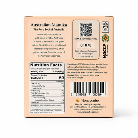 Honeycube Australian Raw Manuka Honey 100+ MGO Gift Pack