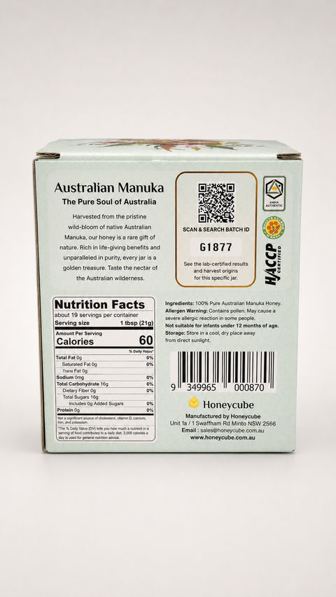 Honeycube Australian Raw Manuka Honey 100+ MGO Gift Pack