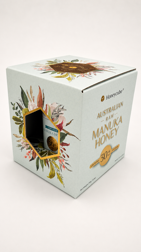 Honeycube Australian Raw Manuka Honey 100+ MGO Gift Pack