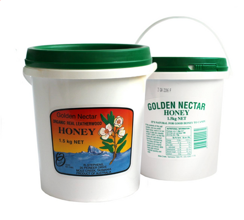 Golden Nectar Leatherwood Honey Pail