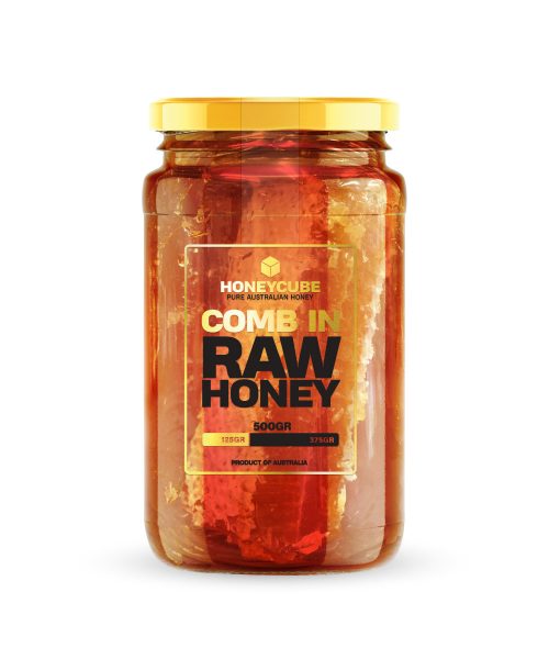 Comb in Raw Honey 500g