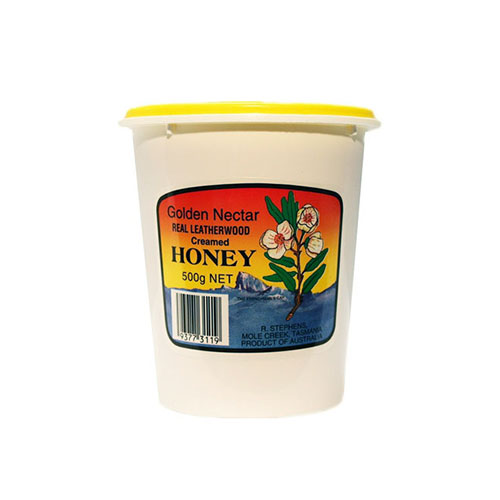 Golden Nectar Leatherwood Creamed Honey Plastic Jar  500g