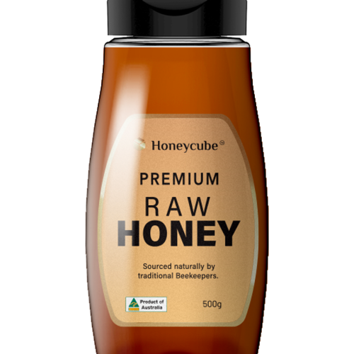 Honeycube Raw Honey Squeezable