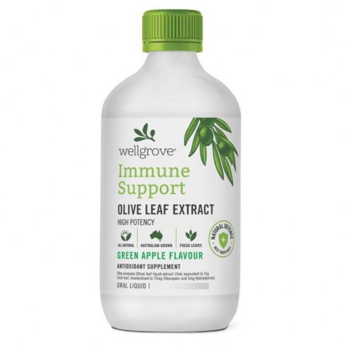 Wellgrove® Immune Support – OLIVE LEAF EXTRACT GREEN APPLE FLAVOUR